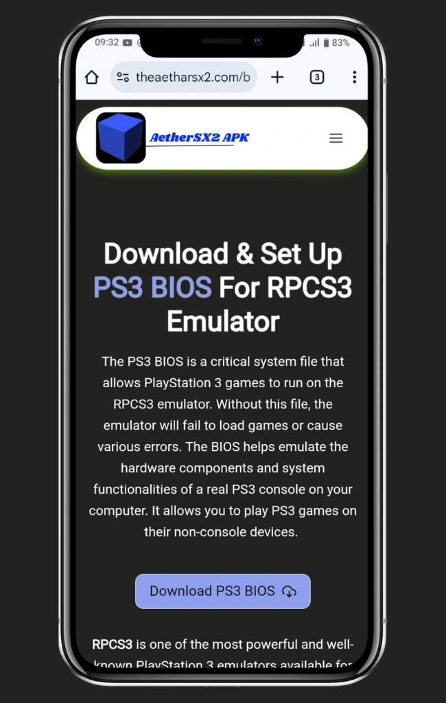 Download & Set Up PS3 BIOS for RPCS3 Emulator 1 PS3 BIOS