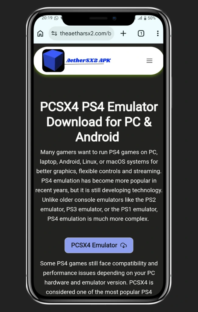 PCSX4 PS4 Emulator Download for PC & Android 1 PS4 Emulator